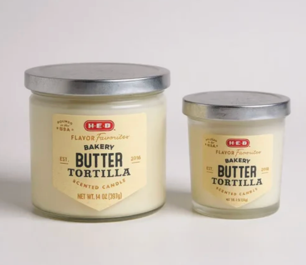 H‑E‑B Flavor Favorites Bakery Butter Tortilla Scented Candle, 14oz