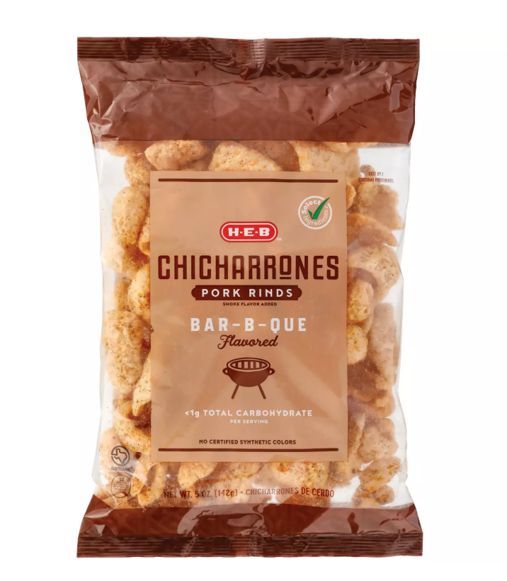 H‑E‑B Chicharrones Pork Rinds - Variety Pack (5oz Each)