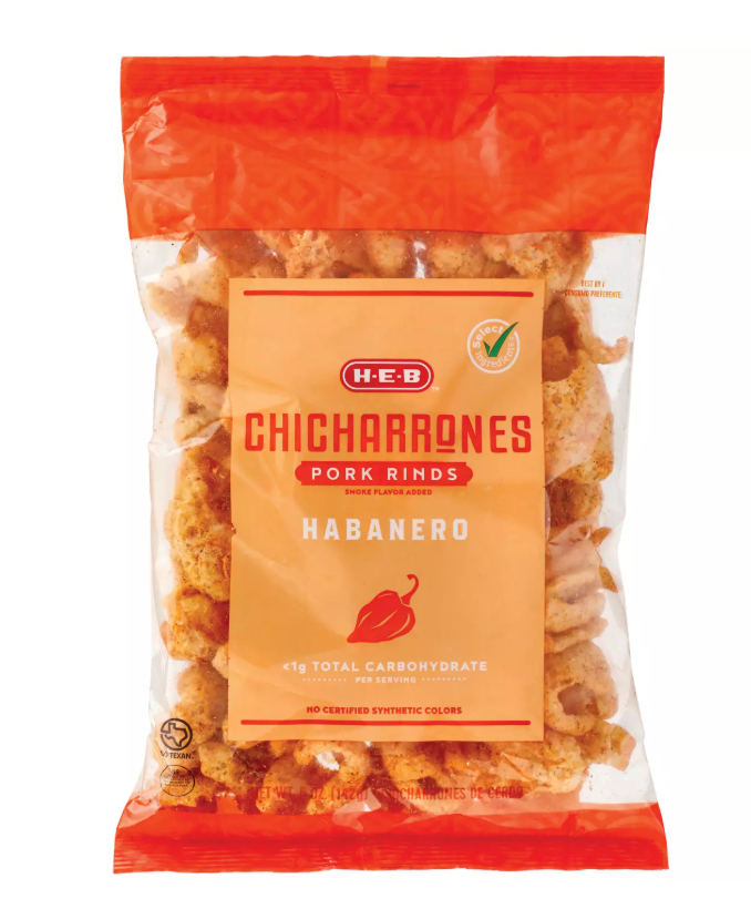 H‑E‑B Chicharrones Pork Rinds - Variety Pack (5oz Each)