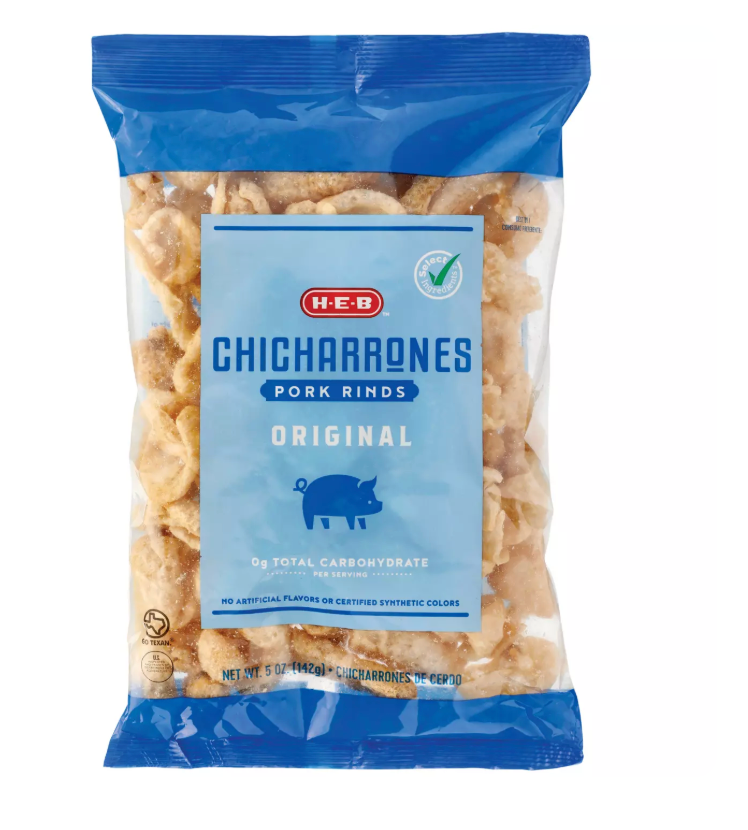 H‑E‑B Chicharrones Pork Rinds - Variety Pack (5oz Each)