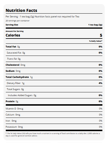 H‑E‑B Caffeine-Free Cinnamon Spice Herbal Tea Bags, 20 ct, 1.5 oz