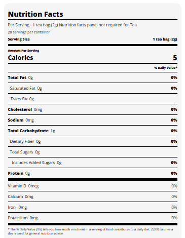 H‑E‑B Caffeine Free Lemon Herbal Tea Bags, 20 ct, 1.6 oz