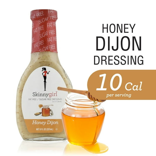 Skinnygirl, Fat-Free, Sugar-Free Honey Dijon Salad Dressing, 8 fl oz ( Pack of 2)