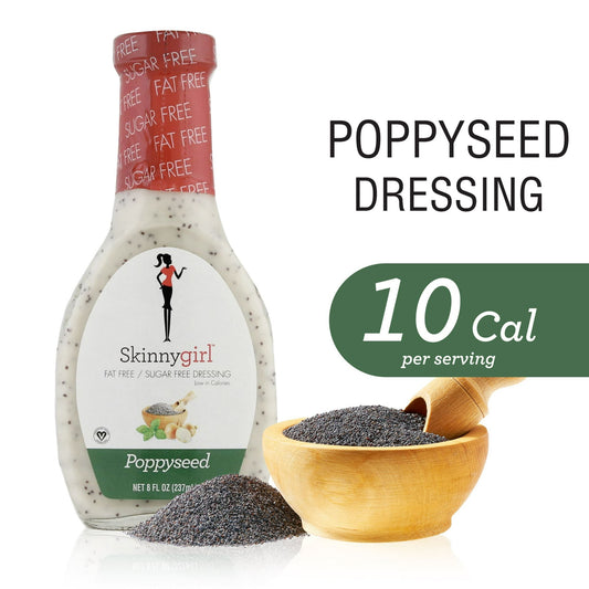 Skinnygirl, Fat-Free, Sugar-Free Poppyseed Salad Dressing, 8 fl oz (Pak of 2)