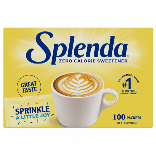 Splenda Zero Calorie Sweetener, Sugar Substitute Packets - 100CT (Pack of 2)