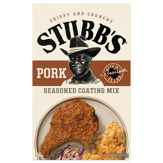 Stubb's Pork Seasoned Coating Mix, 5 oz Pouch (Pack of 2)