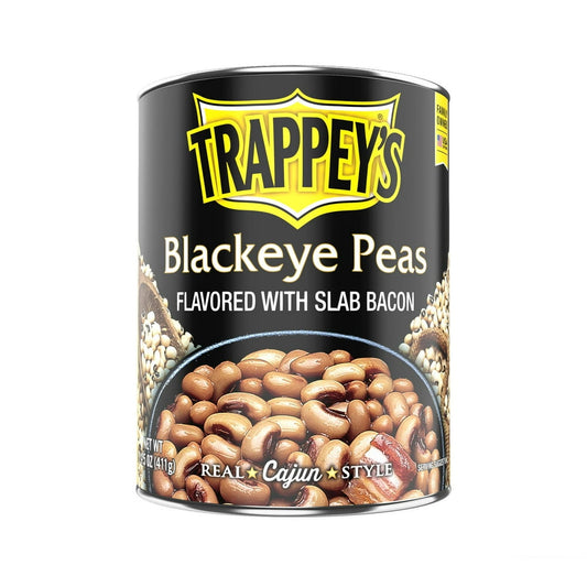 Trappey’s Black Eye Peas Flavored with Slab Bacon, 15.5 oz., Can