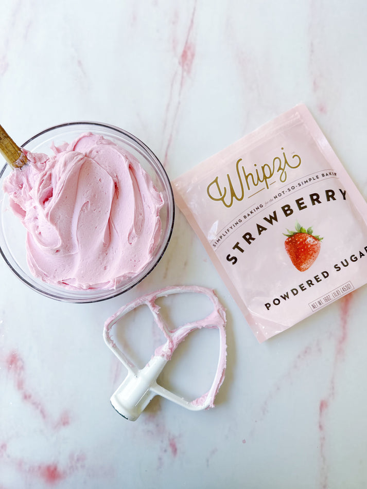 Whipzi Strawberry Flavor Powdered Sugar 1lb