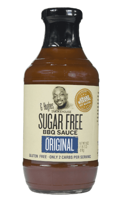 G Hughes Smokehouse Sugar-Free BBQ Sauce, Original, 18 oz (Pack of 4)