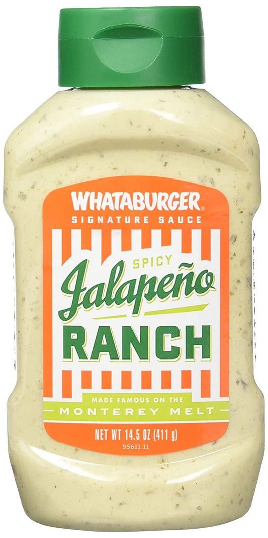 Whataburger Jalapeno Spicy Ranch, 14.5oz, 1 bottle