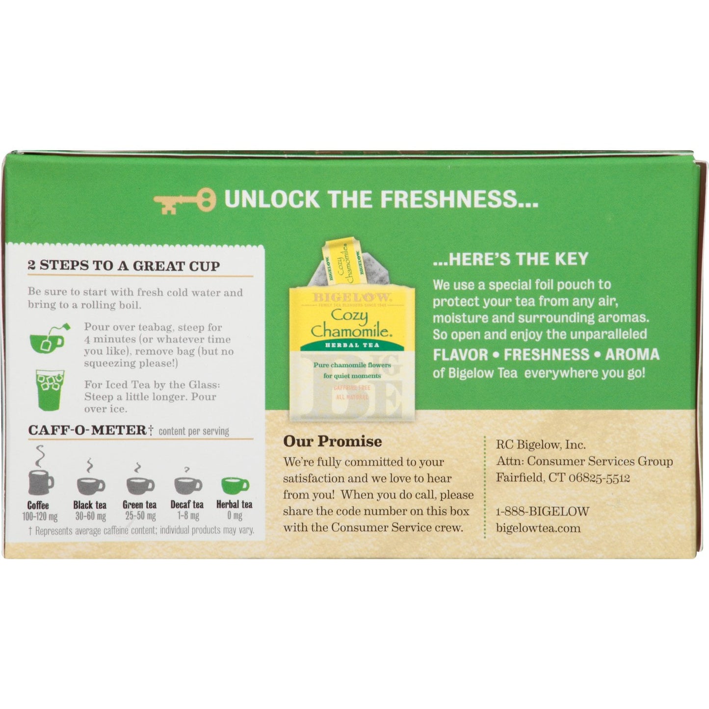 Bigelow, Assorted Herbal Caffeine Free Tea Bags, 18 Count