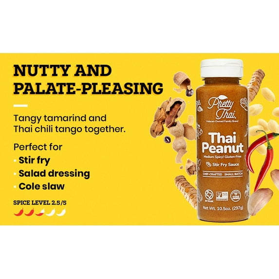 Pretty Thai, Thai Peanut Sauce 10.5 oz