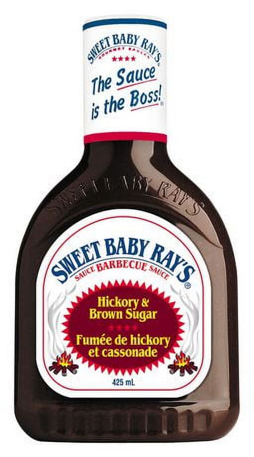 Sweet Baby Ray's Hickory & Brown Sugar Barbecue Sauce, 18.0 OZ (Pack of 3)