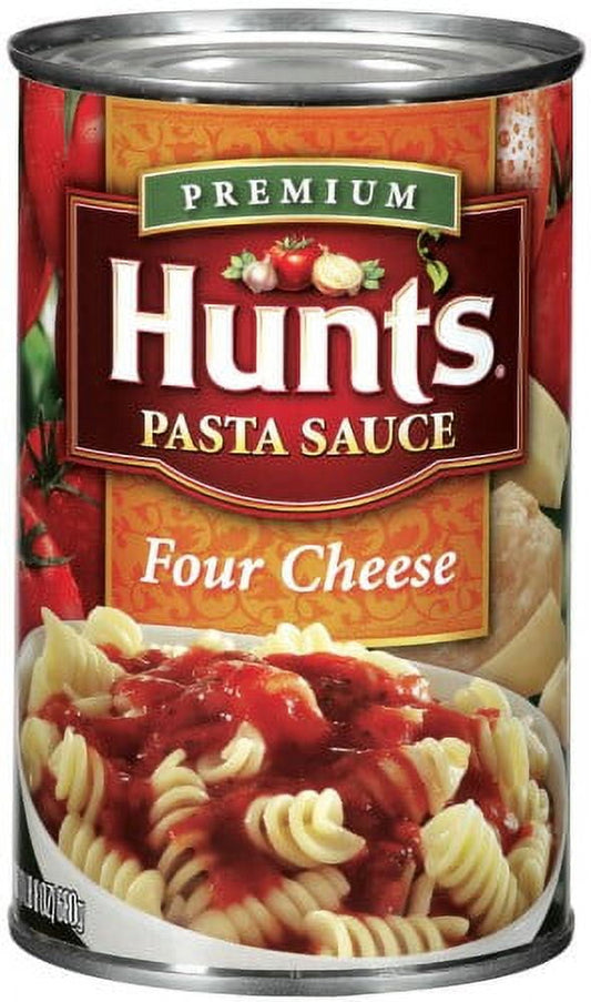Hunts Four Cheese Pasta Sauce 24 Oz (Pack of 2)