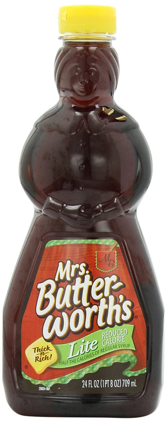 Mrs. Butterworth's Lite Syrup, 24-Ounce (Pack of 4)
