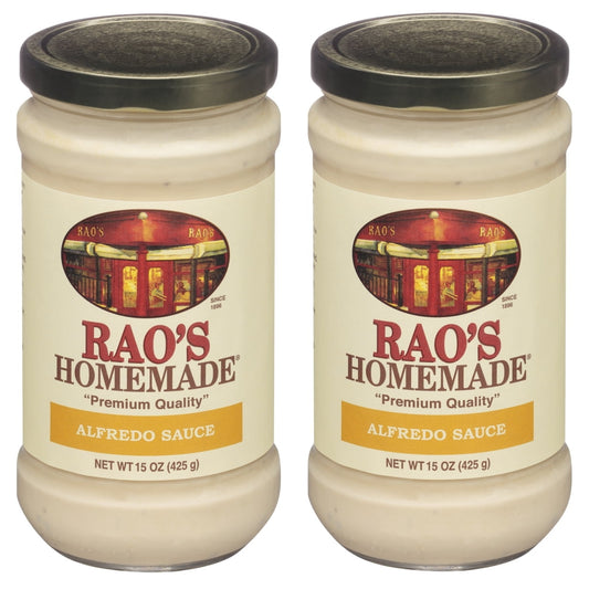 Raos Homemade Alfredo Pasta Sauce, 15 Ounce (Pack of 2)