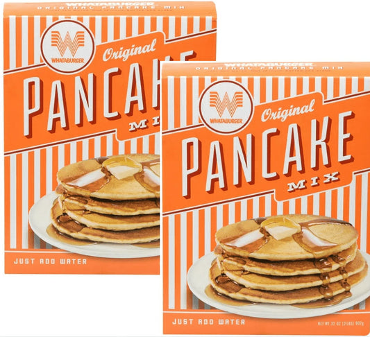 Whataburger Pancake Mix, 32 oz (Pack of 2)