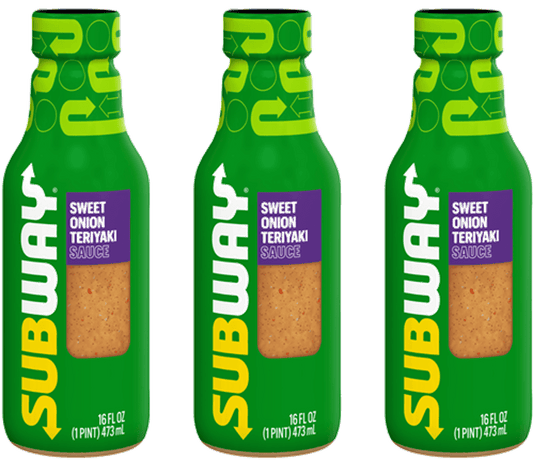 Subway Sweet Onion Teriyaki Sauce, 3-Pack 16 fl. oz. Bottles