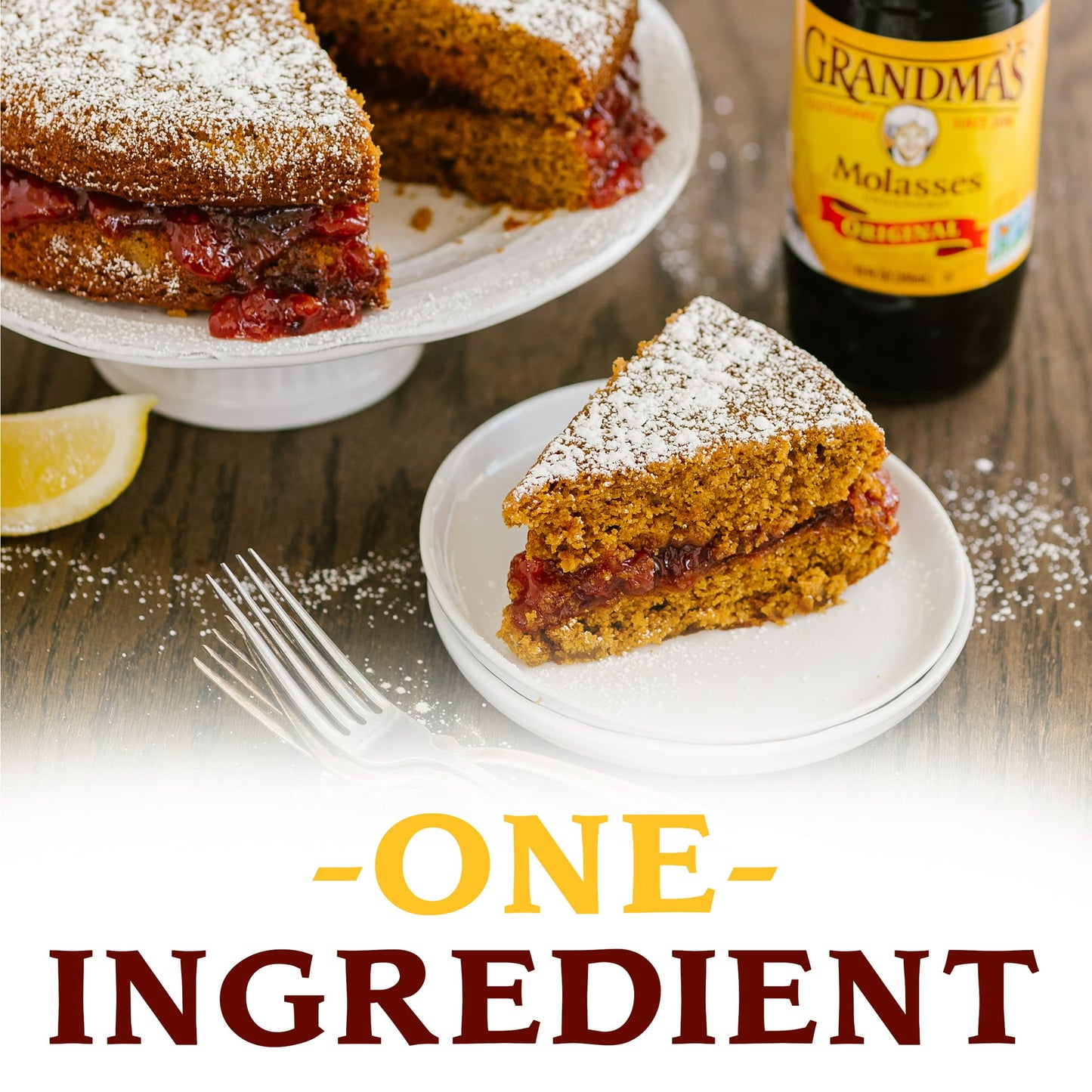 Grandma's Original Molasses, Unsulphured, 12 fl oz Jar (Pack of 2)