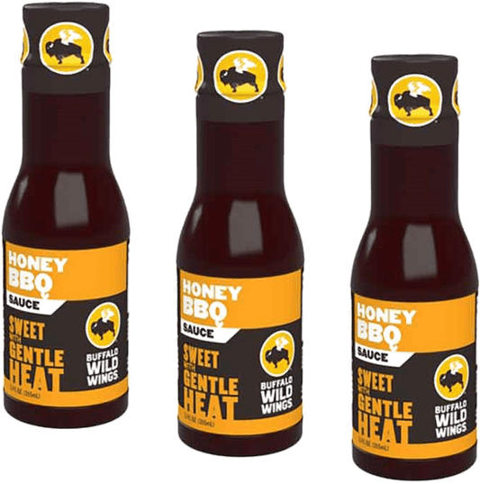 Buffalo Wild Wings Honey BBQ Sauce, 12 fl oz (Pack of 3)