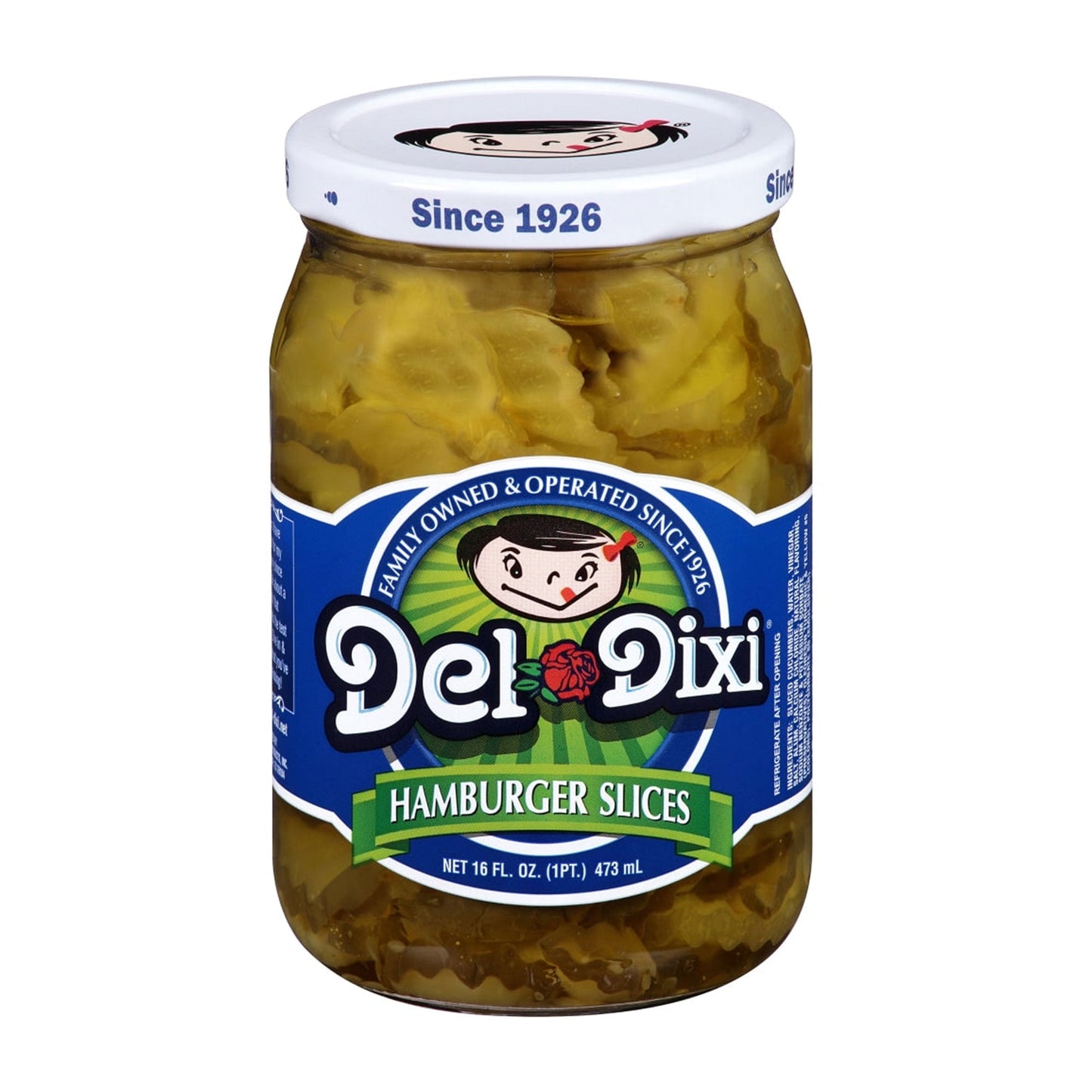 Del Dixi Hamburger Slices, 16 fl oz