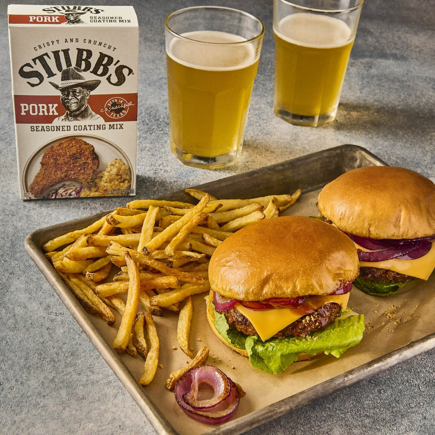 Stubb's Pork Seasoned Coating Mix, 5 oz Pouch (Pack of 2)