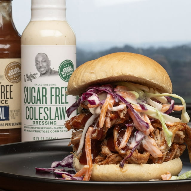 G Hughes Sugar Free Coleslaw Dressing, 12 oz, Pack of 4