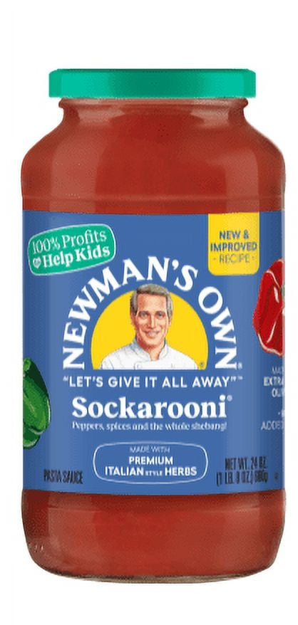 Newman's Own Sockarooni Pasta Sauce, 24 oz Jar (Pack of 2)
