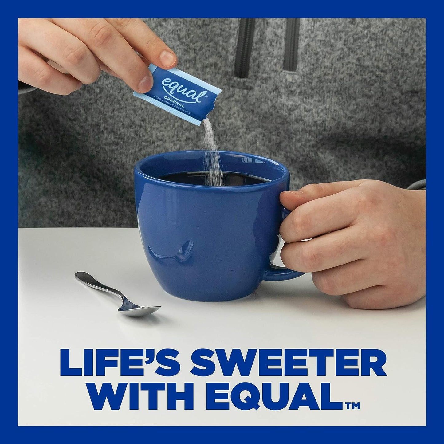 EQUAL 0 Calorie Sweetener, Aspartame and Acesulfame-K Sweetener Packets, Zero Calorie Sugar Alternative, Erythritol Free, 100 count (Pack of 1)