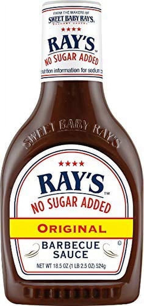 Sweet Baby Rays No Sugar Added Original Barbecue Sauce 18.5oz - PACK OF 3