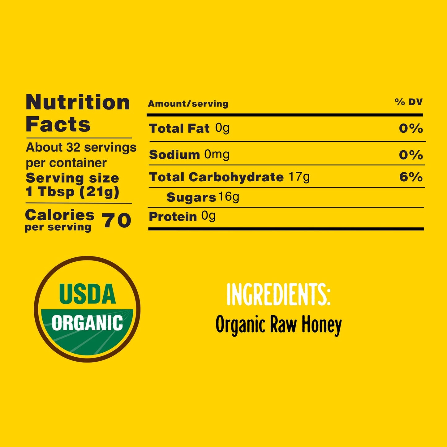 Kelley Honey Farms Organic 24oz Honey, USDA Certified Organic, Raw, Unfiltered, Sqz Bottle