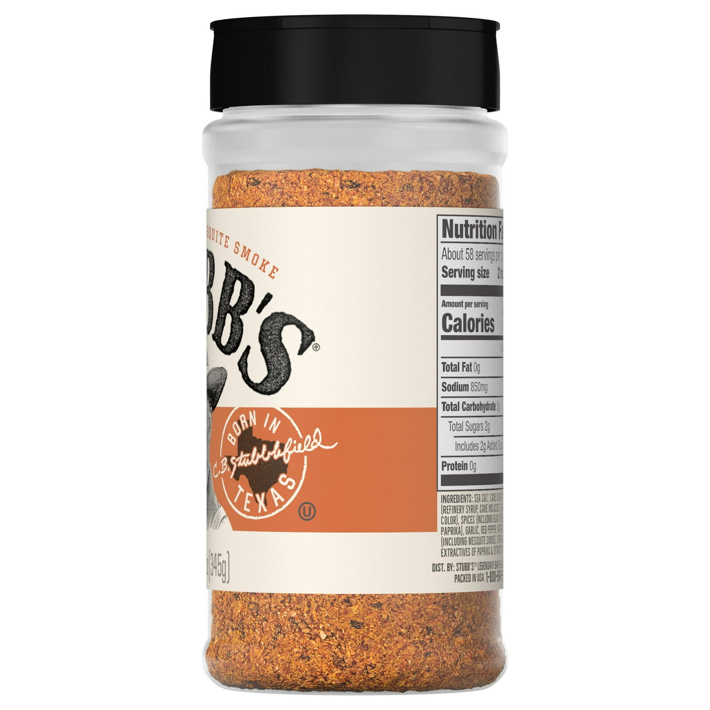 Stubb's Texas All Purpose Rub, 12.2 oz Bottle (Pack of 4)