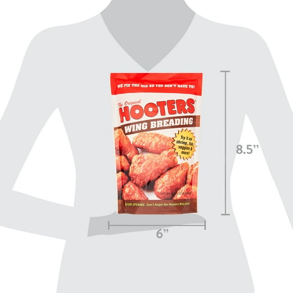 Hooters Wing Breading, 16 oz (Pack of 2)