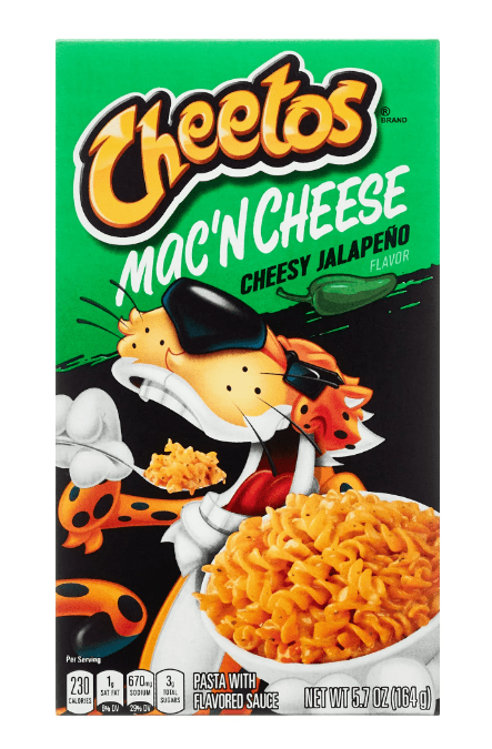 Cheetos Mac 'N Cheese, Cheesy Jalapeno Flavor, Mac and Cheese, 5.7 oz Box (Pack of 4)