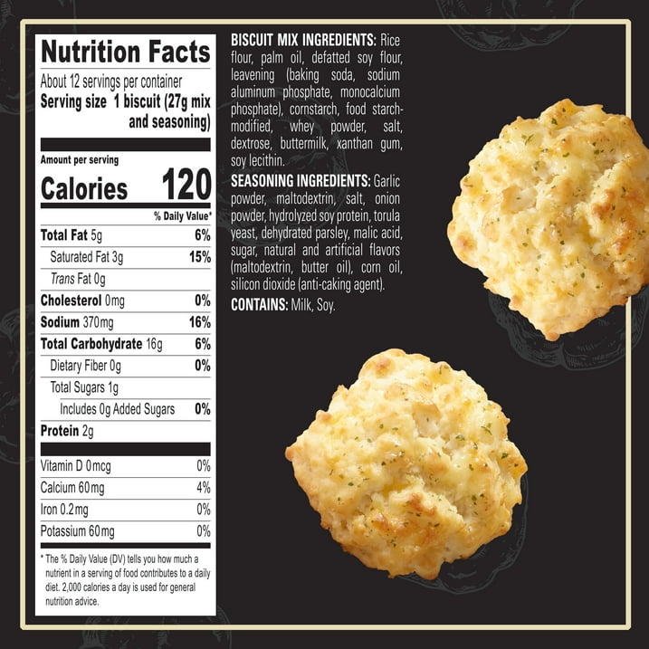 Red Lobster Gluten Free Cheddar Bay Biscuits Mix, 11.36oz (Pack of 2)