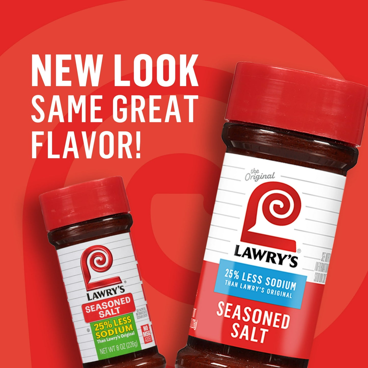 Lawry's Kosher 25% Less Sodium Seasoned Salt, 8 oz Bottle (Pack of 4)