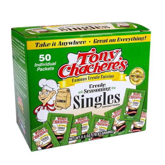 Tony Chachere's - Creole Seasoning Packets - 50 Ct