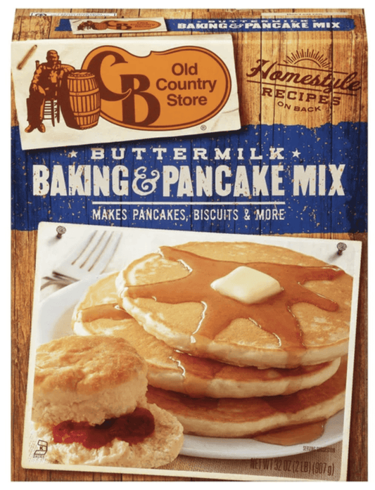 Cracker Barrel Old Country Store Buttermilk Baking and Pancake Mix, 32 oz Box (Pack of 2)