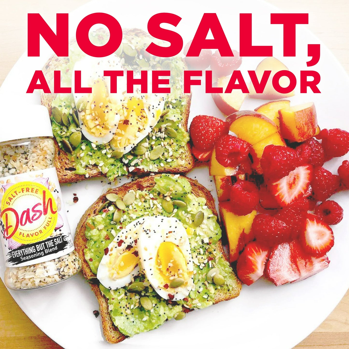 Dash Everything but The Salt Seasoning Blend, Salt free, Kosher, 2.6 oz (Pack of 2)