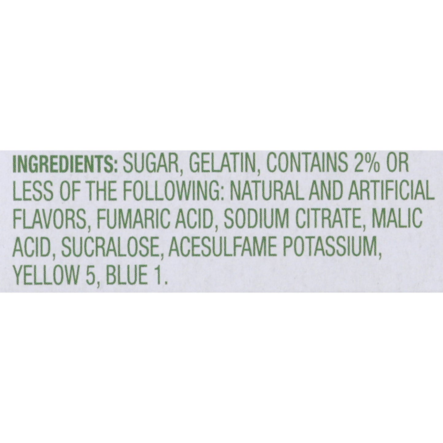 Sonic Green Apple Gelatin Mix, 6 Servings, 3.94 oz Cardboard Box (Pack of 5)