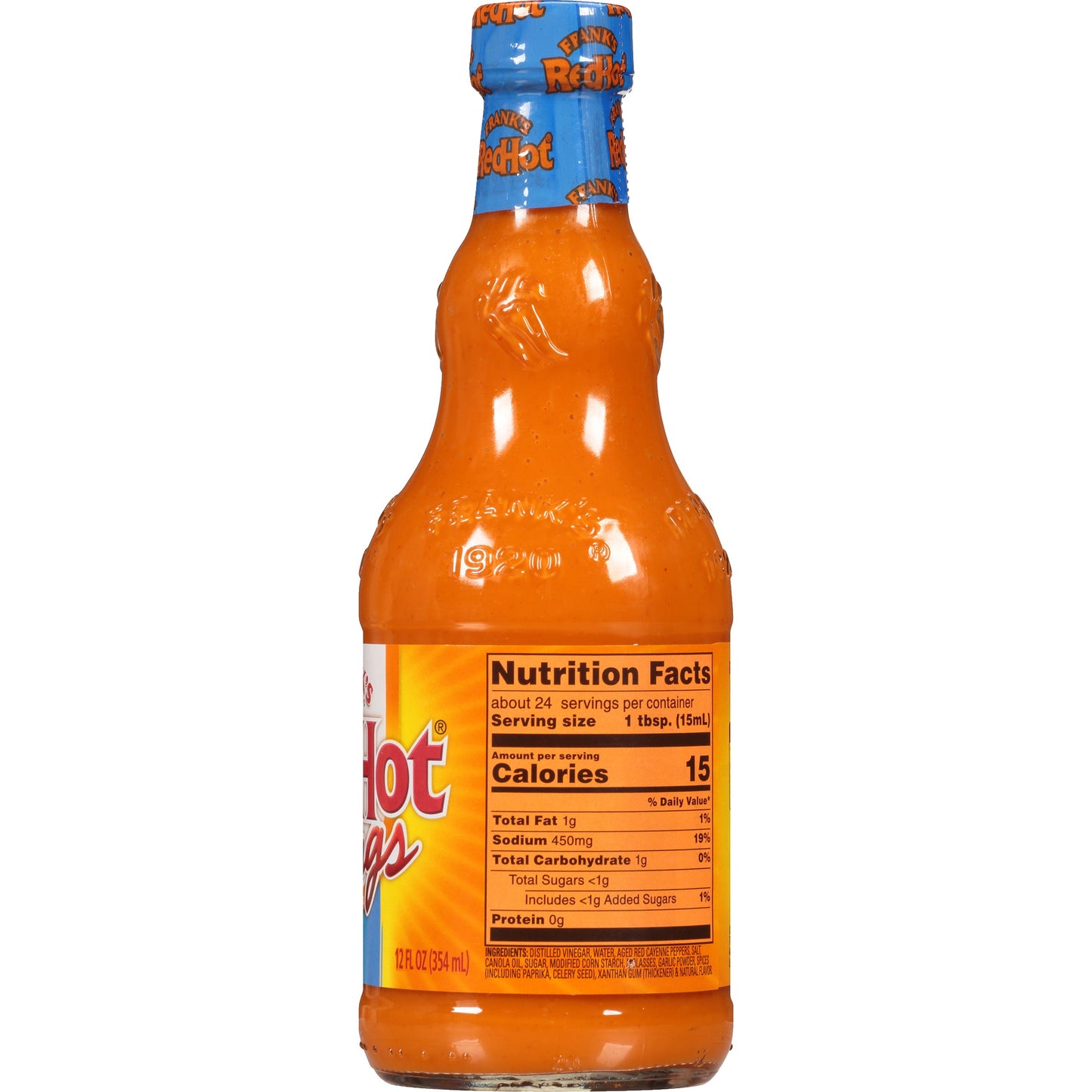 Frank's RedHot Kosher Mild Wings Hot Sauce, 12 fl oz Bottle (Pack of 4)