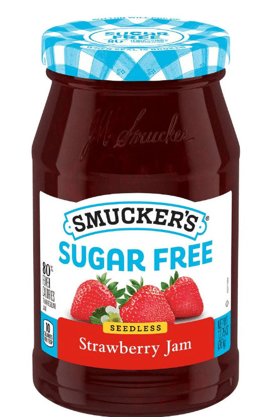 Smucker's Sugar Free Seedless Strawberry Jam with Splenda Brand Sweetener, 12.75 Ounces (Pack of 2)