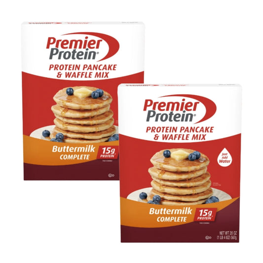 Premier Protein Buttermilk Complete Pancake Mix, 20oz (Pack of 2)